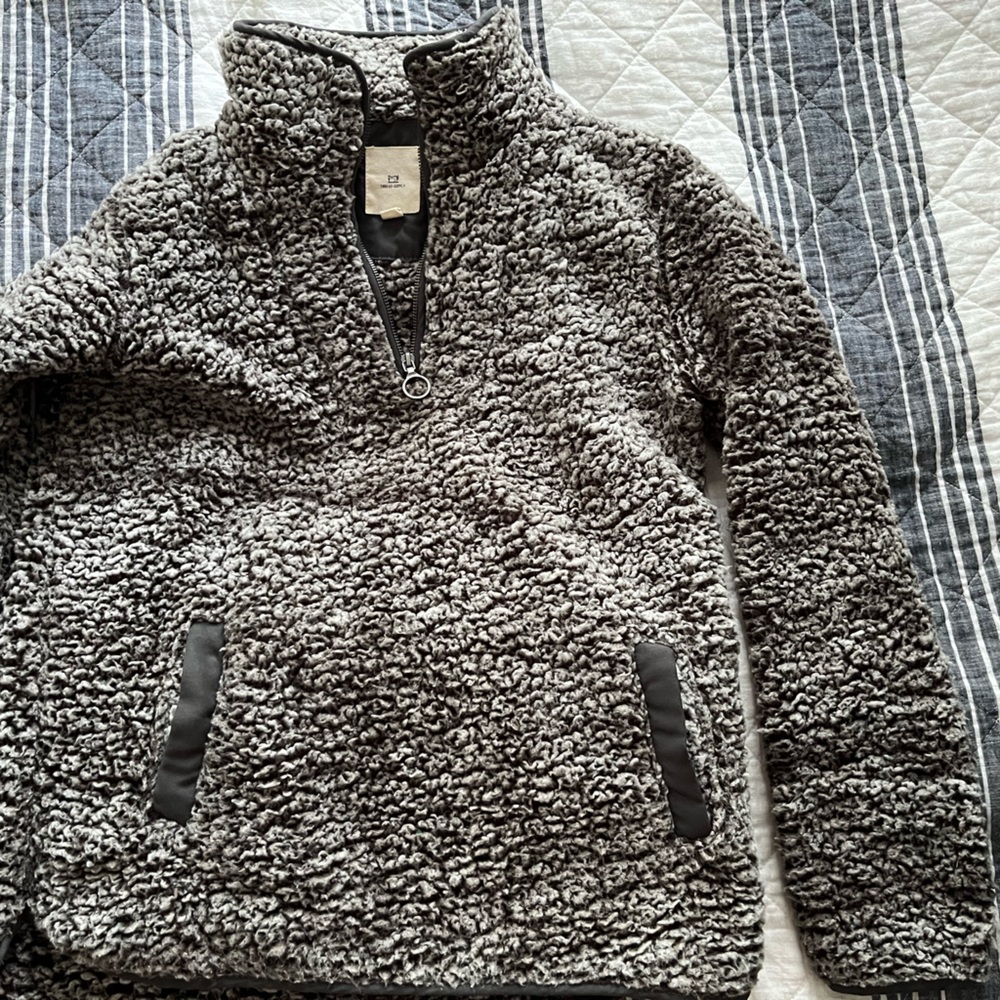 Thread & Supply Sherpa Half-Zip Crew Neck